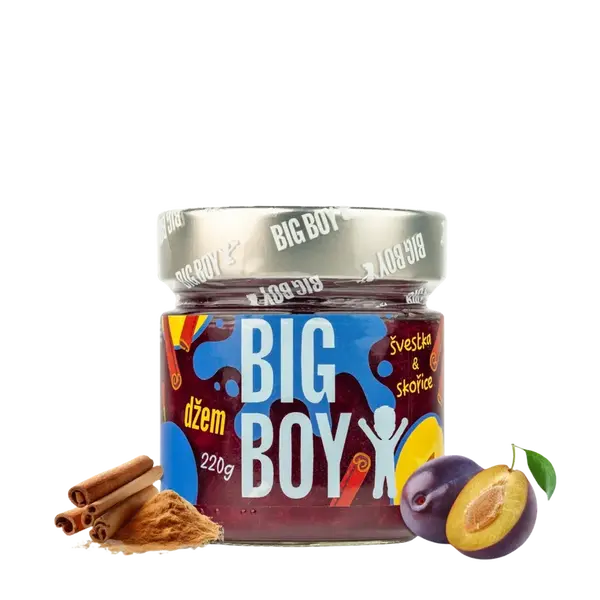 BIG BOY Slivkový džem so škoricou 220 g