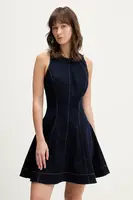 Džínové šaty Bardot