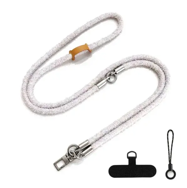 UNI ALIGATOR MACHRŠŇŮRA 3v1 pro mobilní telefon, bílá