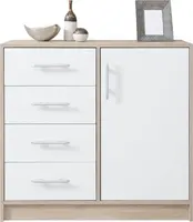 Komoda Smart SRK2 Barva korpusu + barva dveří: Dub sonoma + Bílá