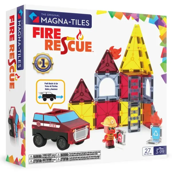 Magna-Tiles Fire Rescue 27 dielov
