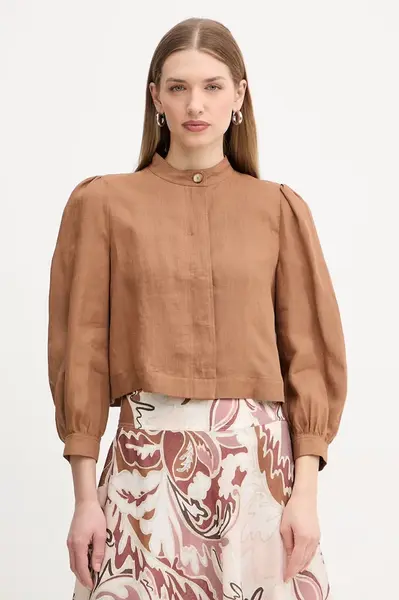 Lněná košile Marella CALIBRI