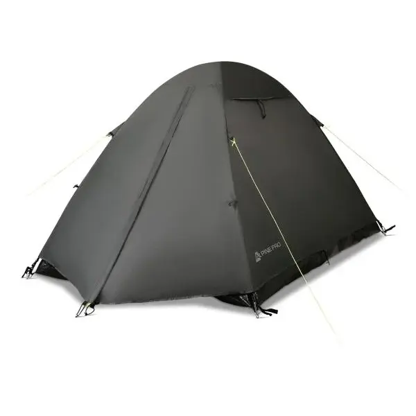 ALPINE PRO DELAJE Turistický stan, černá, velikost