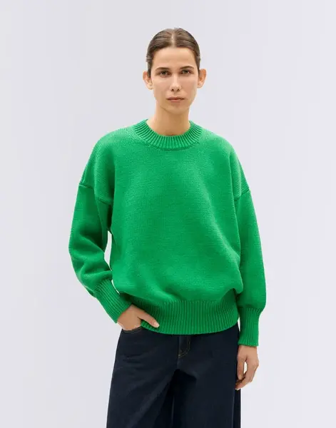 Thinking MU Green Petra Knitted Sweater GREEN XS