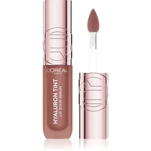 L’Oréal Paris Hyaluron Tint Lip Stain Serum tekutý rúž s hydratačným účinkom odtieň 485 Nude Espresso 5 ml