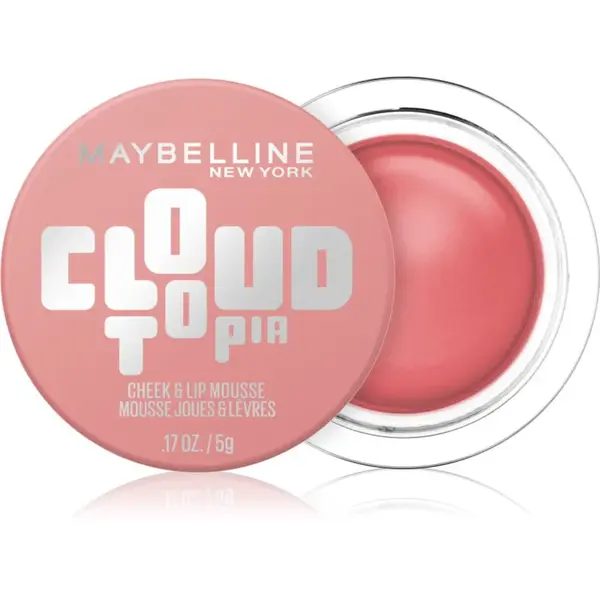 MAYBELLINE NEW YORK CloudTopia matná krémová lícenka na pery a líca odtieň 09 Dreamy Dawn 5 g