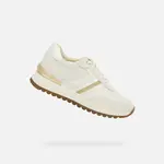 Cream women's sneakers Geox Desya - Women's