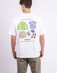 Tričko Gramicci Geared Up Tee WHITE