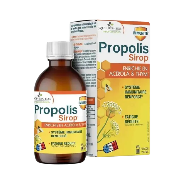 PROPOLIS Les 3 Chênes Propolisový sirup s tymiánem 200ml