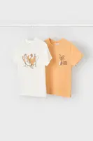 Dětské bavlněné tričko Mayoral 2-pack