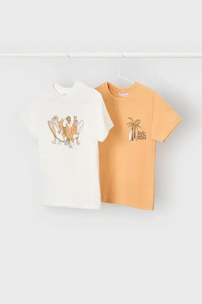 Dětské bavlněné tričko Mayoral 2-pack