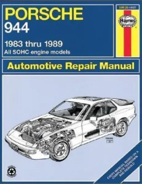 Porsche 944 4-cylinder (1983-1989) HaynesRepair Manual(USA) - Haynes Publishing