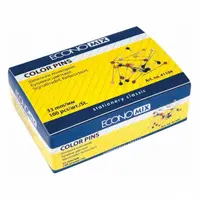 Špendlíky barevné 33mm, balení 100ks