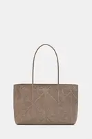 Semišová kabelka Calvin Klein béžová barva, LV04F3334G