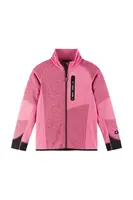 Dětská fleecová mikina Reima Laskien šedá barva, melanžová, 5200047B