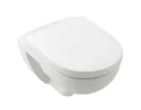 Villeroy & Boch O.novo - Závesné WC s doskou SoftClosing, TwistFlush, DirectFlush, CeramicPlus, alpská biela 5660CLR1