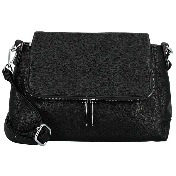 Dámská crossbody kabelka černá - Firenze Naima