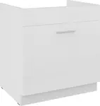 Spodní skříňka pod dřez Lara 80 ZL 1S BB - Premium Box Barva korpusu: Bílá, Barva dvířek: Bílý lesk