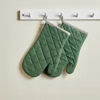 Kuchyňské chňapky BASIC zelená 2 ks