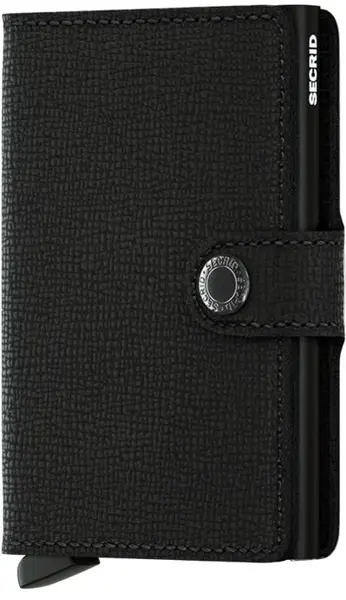 Kožená mini peňaženka Secrid Miniwallet Crisple Black
