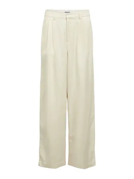OBJECT Plisované nohavice 'OBJTuba'  béžová