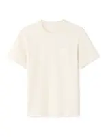 Krémové tričko s krátkym rukávom