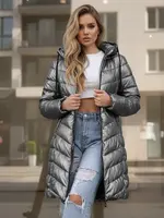 Dámska zimná bunda s kapucňou