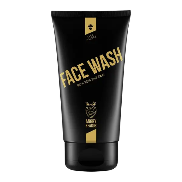 ANGRY BEARDS Čisticí gel na obličej Jack Saloon 150 ml