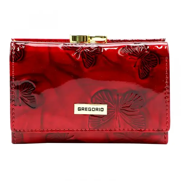 Dámská kožená peněženka červená - Gregorio Clarissa