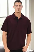 Pánské burgundy polokošile