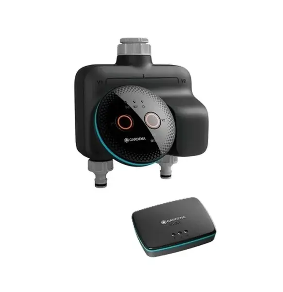 Gardena Smart System - Sada zavlažovací jednotky Smart Dual a jednotky Smart Gateway 19044-20
