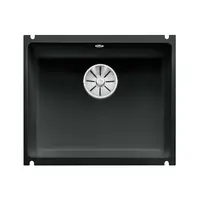 Blanco Subline 500 - Keramický drez, 54x46 cm, čierna 523740