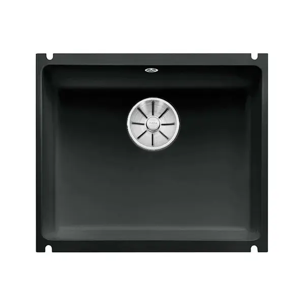 Blanco Subline 500 - Keramický drez, 54x46 cm, čierna 523740
