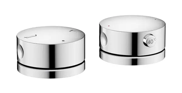 Axor One - Termostatická baterie na okraj vany, 2-otvorová instalace, chrom 48470000