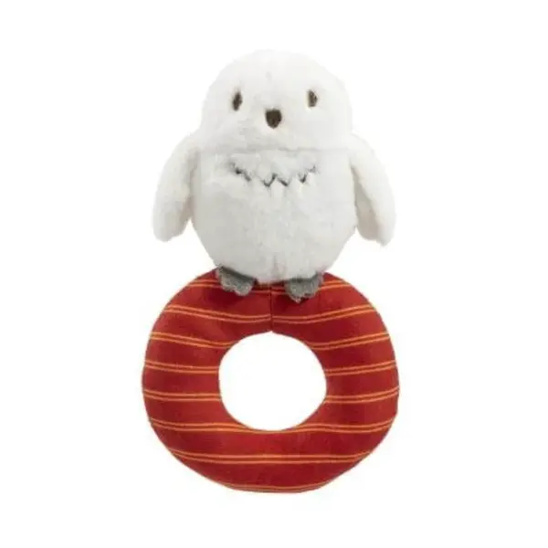 Rainbow Designs Limited Harry Potter Plyšové chrastítko Sova Hedvika