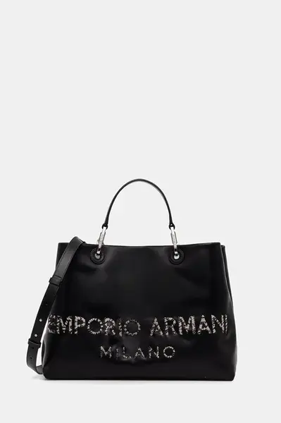 Kožená kabelka Emporio Armani