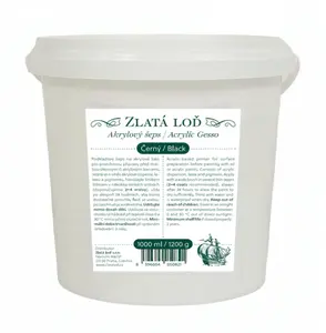 Černý akrylový šeps Zlatá loď 1000ml / 1200g