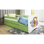 MID.YOU POSTEL PRO DĚTI A MLÁDEŽ 80/160 cm, zelená, bílá