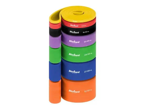 Guma posilovací REBEL Power Band PT-S7 4-82 kg 7ks