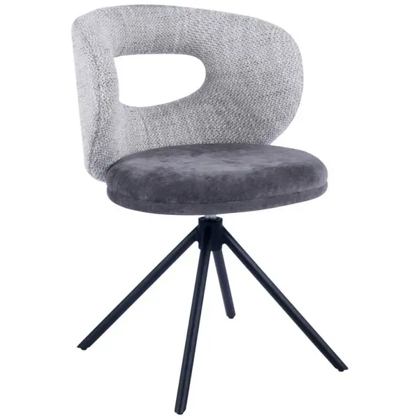 Novel ŽIDLE, šedá, černá