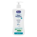 CHICCO Šampon na vlasy s dávkovačem Baby Moments 92 % přírodních složek 500 ml