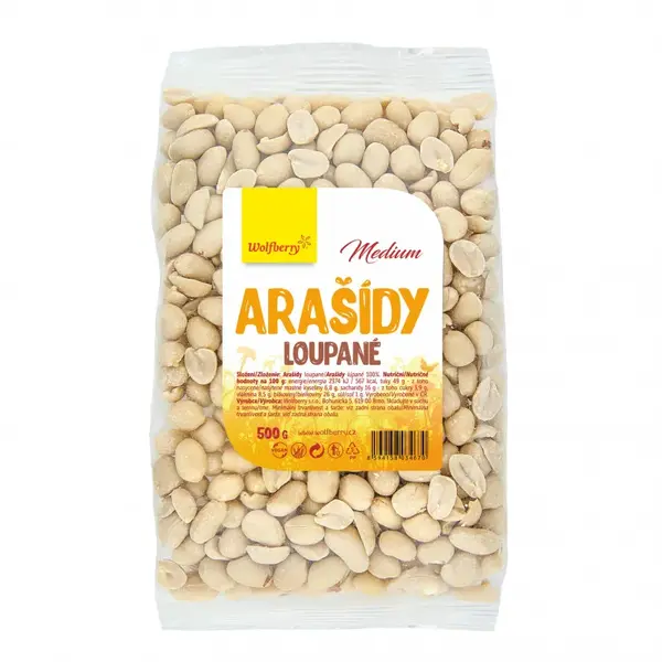 WOLFBERRY Medium Arašídy loupané 500 g