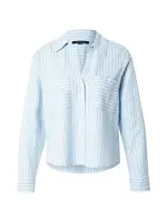 COMMA Blúzka  svetlomodrá / biela