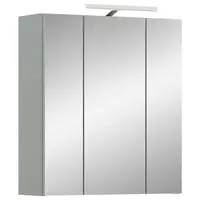 MID.YOU ZRCADLOVÁ SKŘÍŇKA, barvy dubu, barvy dubu, světle zelená, 60/68/19 cm