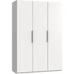 MID.YOU ŠATNÍ SKŘÍŇ S OTOČNÝMI DVEŘMI, bílá, 150/216/58 cm