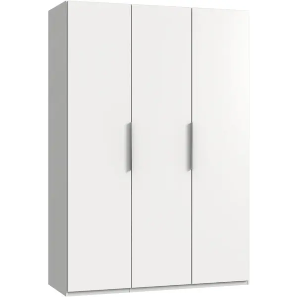 MID.YOU ŠATNÍ SKŘÍŇ S OTOČNÝMI DVEŘMI, bílá, 150/216/58 cm