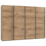 MID.YOU SKŘÍŇ S POSOUVACÍMI DVEŘMI, barvy dubu, 300/216,5/65 cm