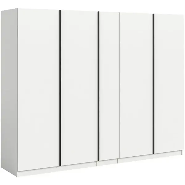 MID.YOU ŠATNÍ SKŘÍŇ S OTOČNÝMI DVEŘMI, bílá, 230/183/53 cm