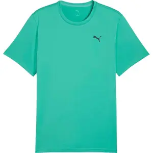 Puma M TAD ESSENTIALS SOLID CAT TEE Pánske tričko, zelená, veľkosť