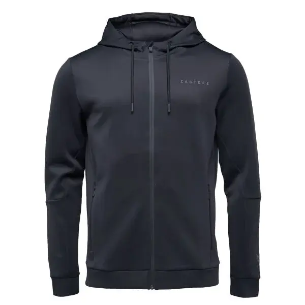 CASTORE FLEX FULL ZIP HOODIE Pánska mikina, čierna, veľkosť